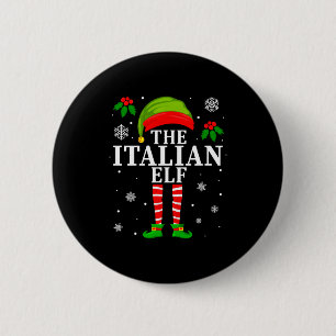 The Italian Elf Family Matching Christmas Pajama L 2 Inch Round Button