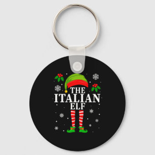 The Italian Elf Family Matching Christmas Pajama L Keychain