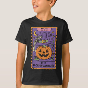 The Jack-o-lantern Tarot Card Xvii T-Shirt