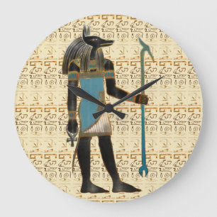 The Jackal Large Clock