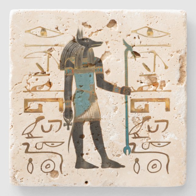 The Jackal Stone Coaster (Front)