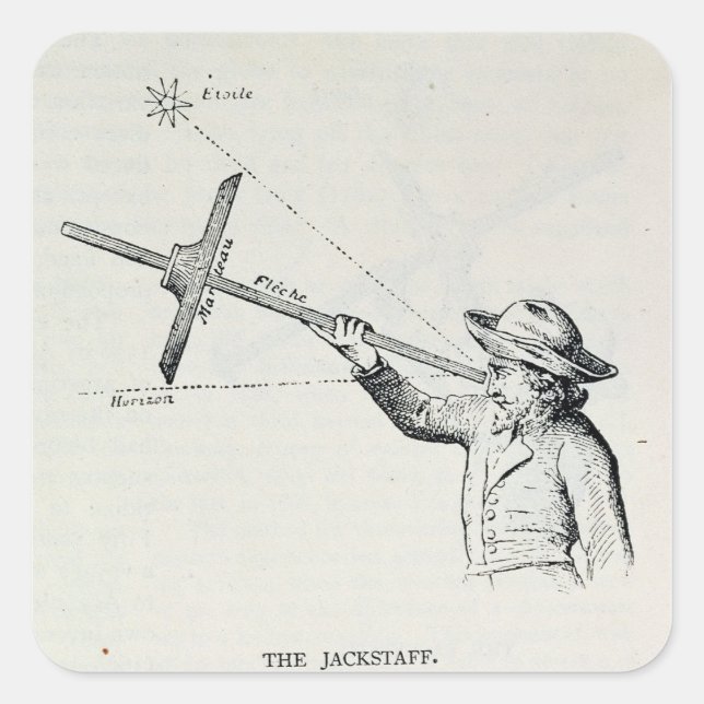 The Jackstaff Square Sticker (Front)