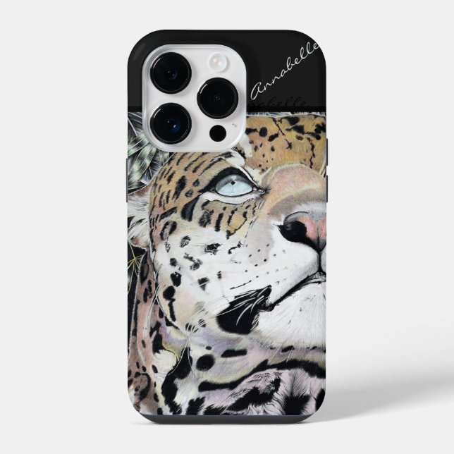 The Jaguar ~ Coloured  iPhone Case (Back)