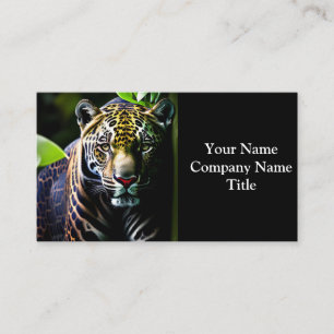 The Jaguar - Fierce Jungle Predator Business Card