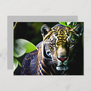 The Jaguar - Fierce Jungle Predator Postcard