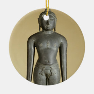 The Jain Tirthankara, Parsvanatha, Rajasthan, Prat Ceramic Ornament