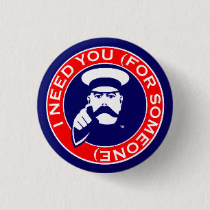 The Jam Mod Brit Pop I Need You 1 Inch Round Button