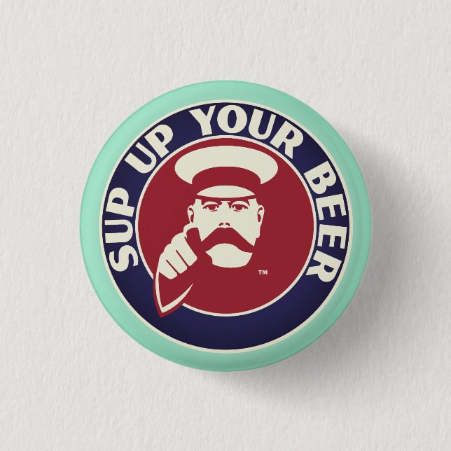 The Jam MOD Eton Rifles badge. 1 Inch Round Button (Front)