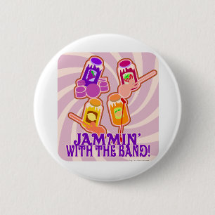 The Jammin Jam Band 2 Inch Round Button