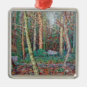 The January Path Metal Ornament