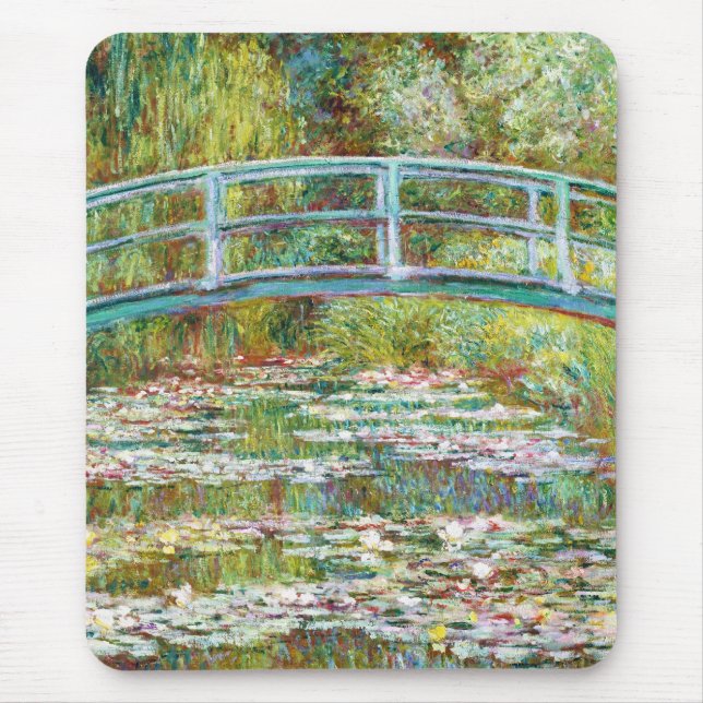 The Japanese Bridge 1899 Claude Monet Mouse Pad (Front)
