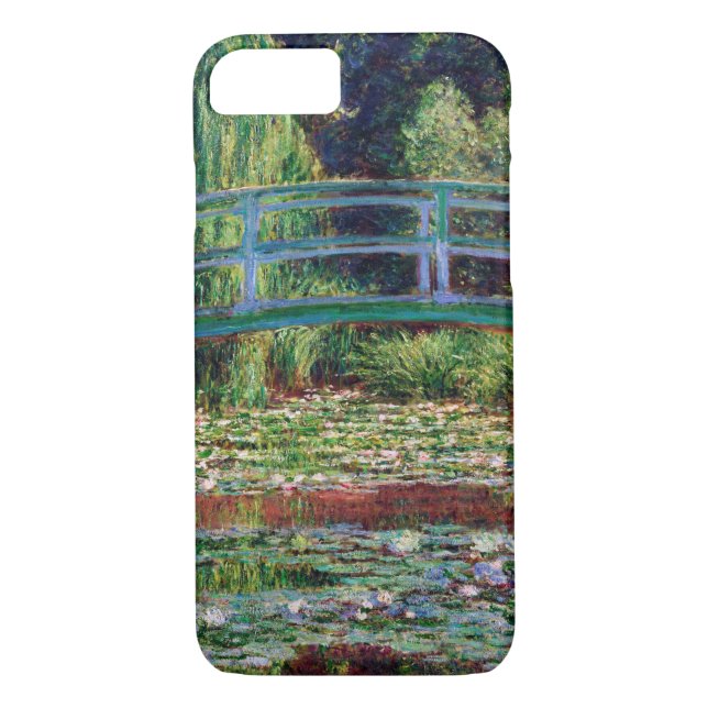 The Japanese Bridge (Water-Lily Pond), Monet Case-Mate iPhone Case (Back)