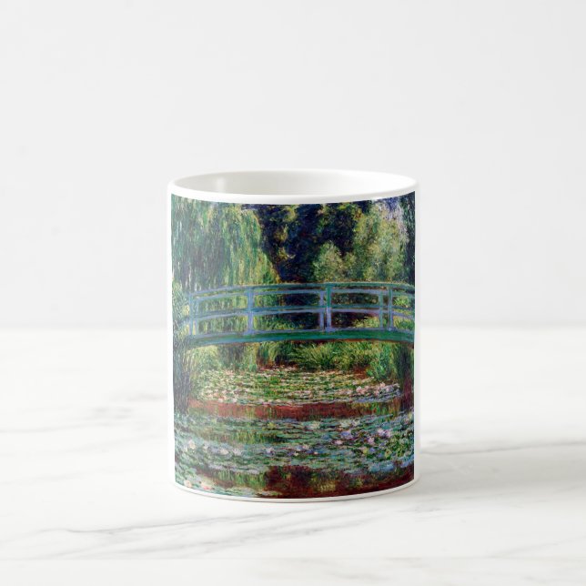 The Japanese Bridge (Water-Lily Pond), Monet Coffee Mug (Center)