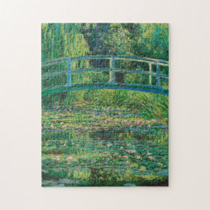 The Japanese Bridge (Water-Lily Pond), Monet Jigsaw Puzzle