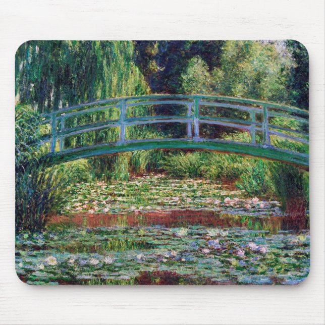 The Japanese Bridge (Water-Lily Pond), Monet Mouse Pad (Front)