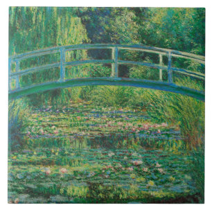 The Japanese Bridge (Water-Lily Pond), Monet Tile