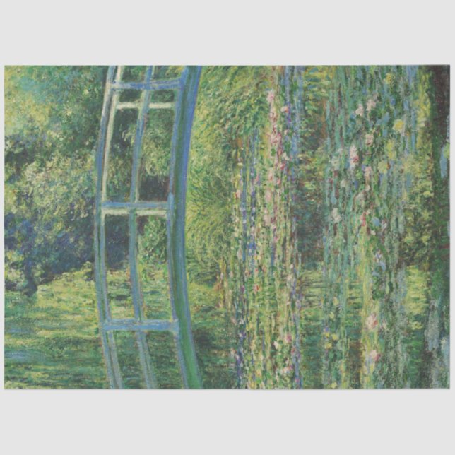 The Japanese Bridge (Water-Lily Pond), Monet Tissue Paper (Front)