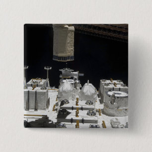 The Japanese Experiment Module Exposed Facility 2 Inch Square Button