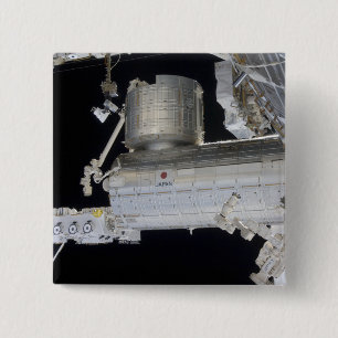 The Japanese Experiment Module Kibo laboratory 2 Inch Square Button