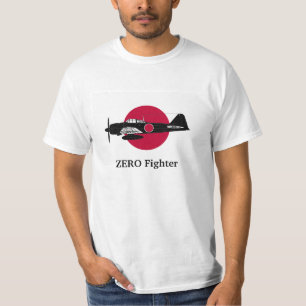 The Japanese flag and Zero fighter T-Shirt