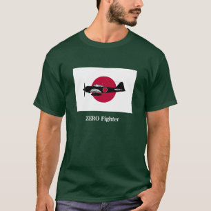 The Japanese flag and Zero fighter T-Shirt