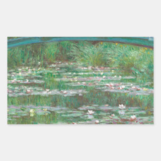 The Japanese Footbridge by Claude Monet Sticker