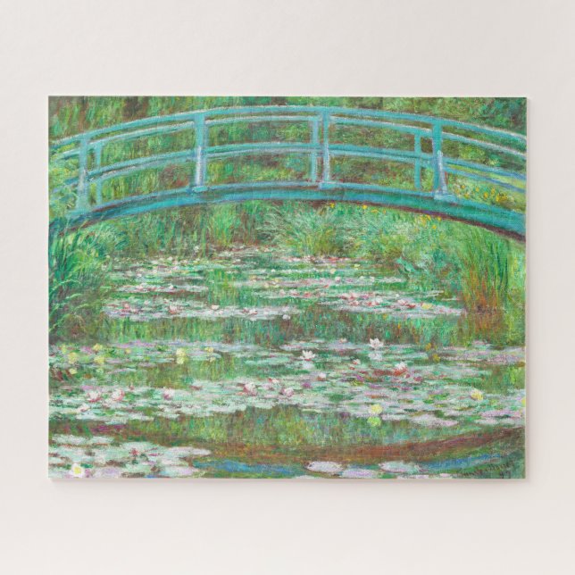 The Japanese Footbridge Claude Monet 1899 Jigsaw Puzzle (Horizontal)
