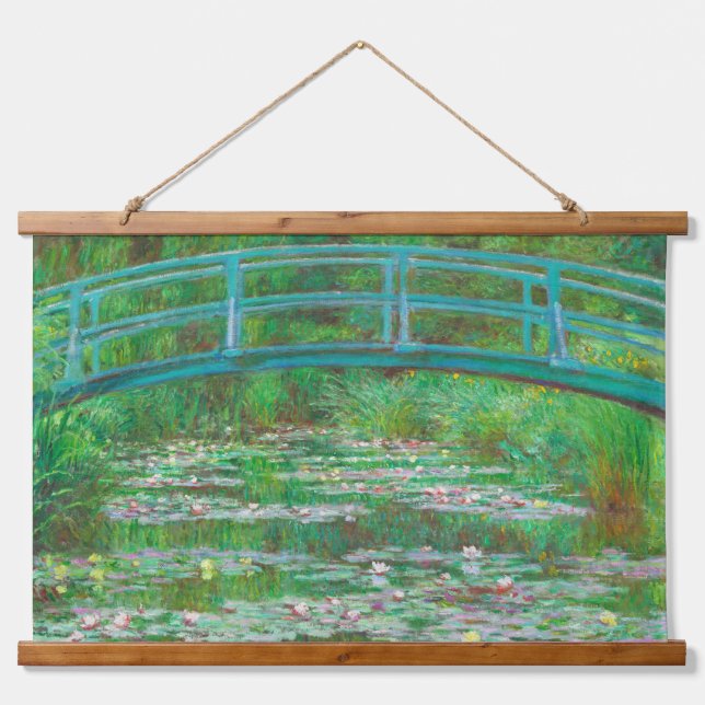 The Japanese Footbridge Claude Monet Hanging Tapestry (Front)