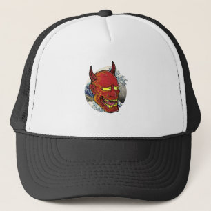 The Japanese Hannya Mask Trucker Hat
