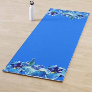 THE JAPANESE IRIS FLOWER       YOGA MAT