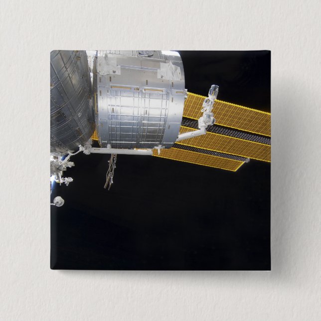 The Japanese Kibo complex 2 2 Inch Square Button (Front)