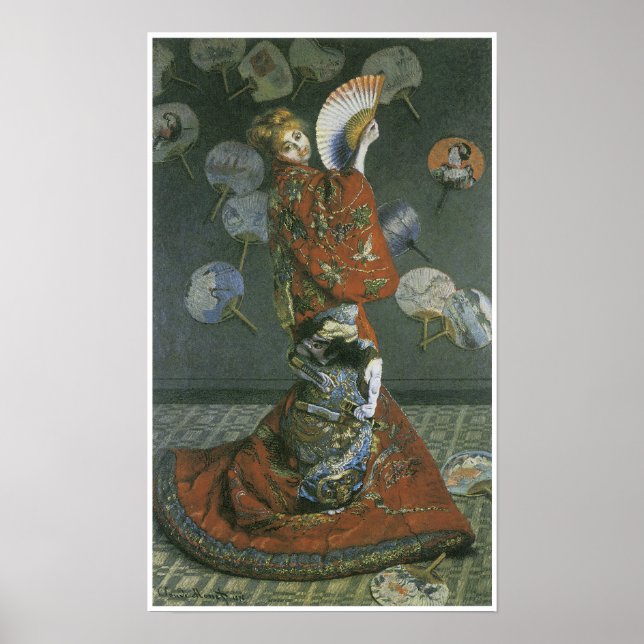 The Japanese Woman by Claude Monet Poster (Front)