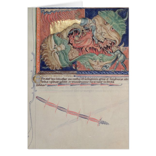 The jaws of Hell swallowing the red dragon (Front)