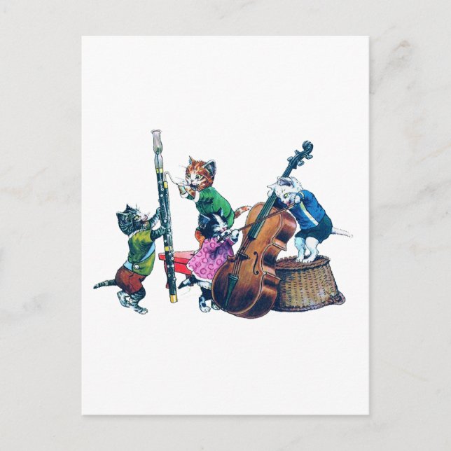 The Jazz Cats Band Postcard (Front)