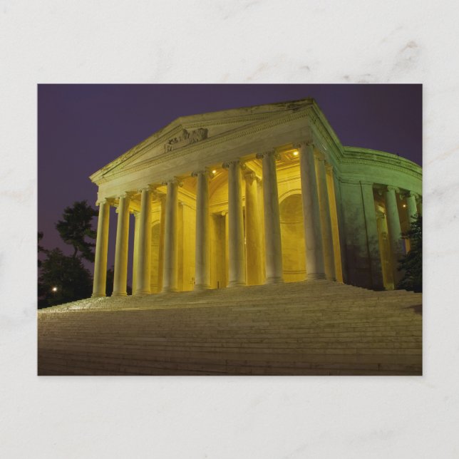 The Jefferson Memorial Postcard (Front)