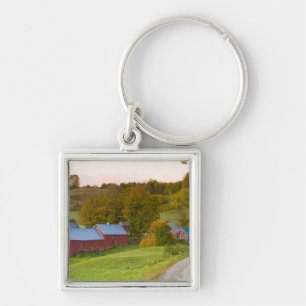 The Jenne Farm in Woodstock, Vermont. Fall. Keychain