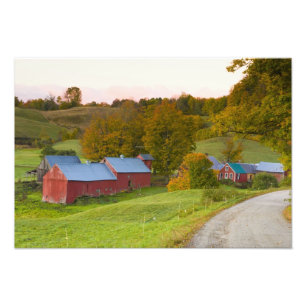 The Jenne Farm in Woodstock, Vermont. Fall. Photo Print