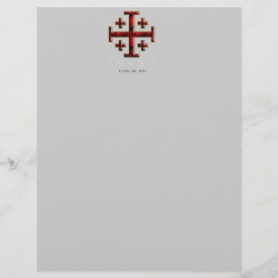 The Jerusalem Cross - ver 1 - Opus Dei - Black