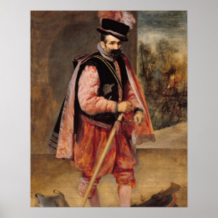 The Jester named 'Don Juan of Austria', c.1632/35 Poster