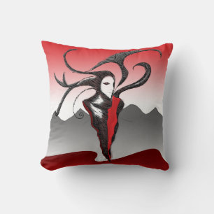 The Jester Throw Pillow