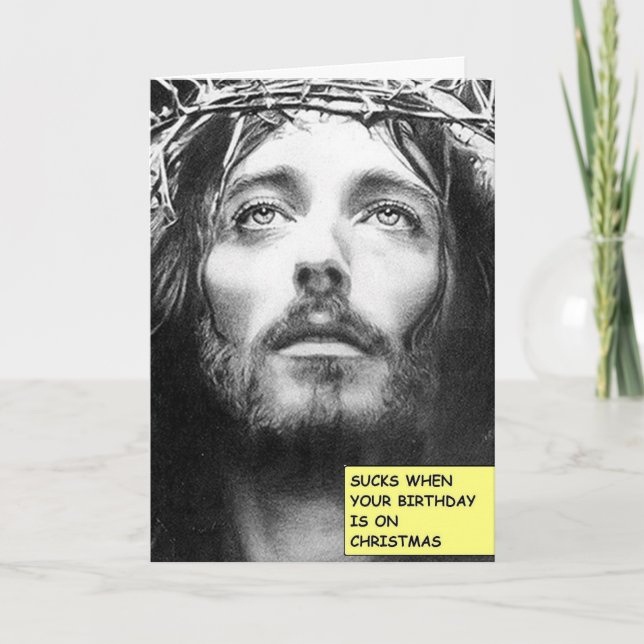 The Jesus Christmas Birthday Card (Front)