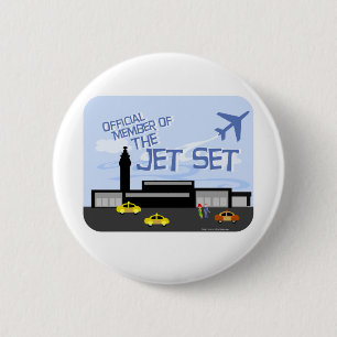 The Jet Set! 2 Inch Round Button