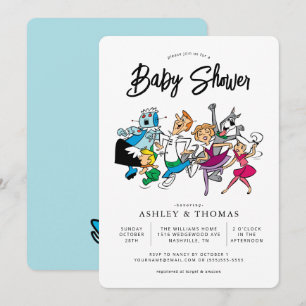 The Jetsons Baby Shower Invitation