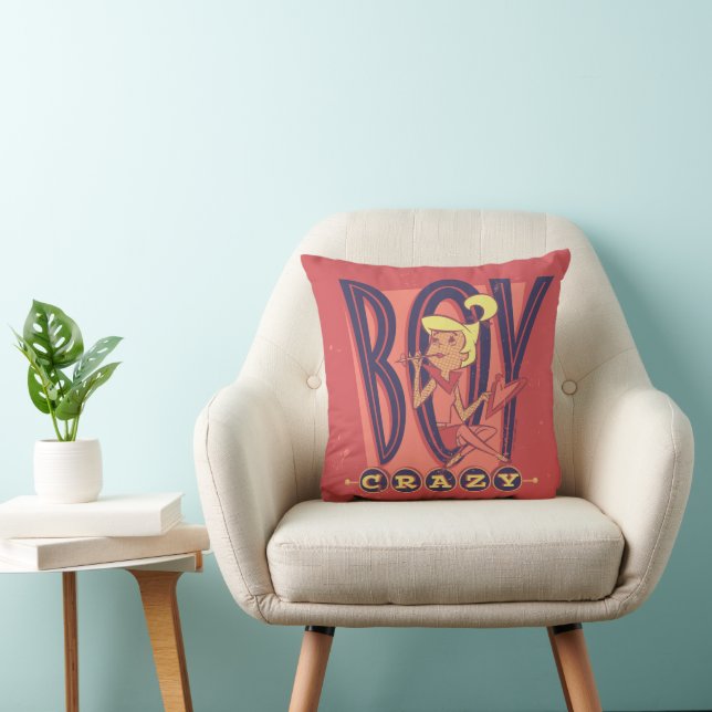 The Jetsons | Boy Crazy Throw Pillow (Chair)