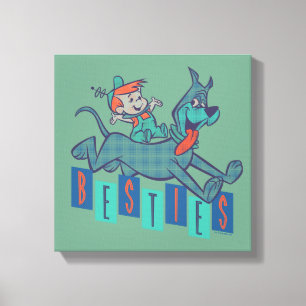 The Jetsons   Elroy & Astro Besties Canvas Print