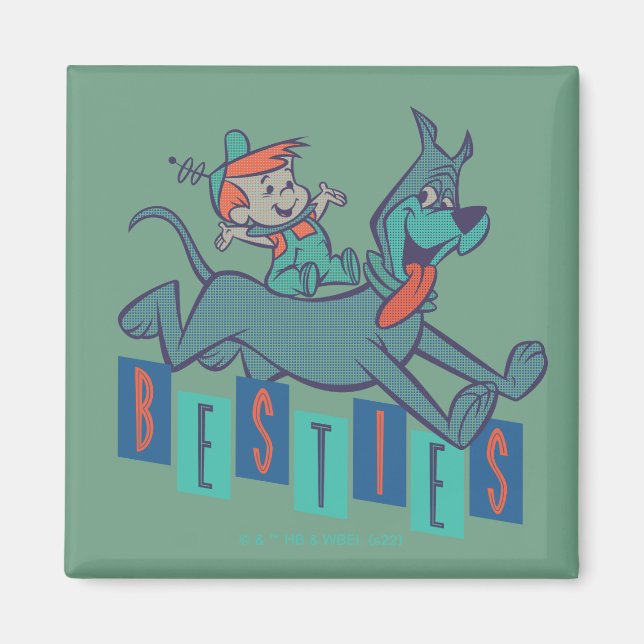 The Jetsons | Elroy & Astro Besties Magnet (Front)