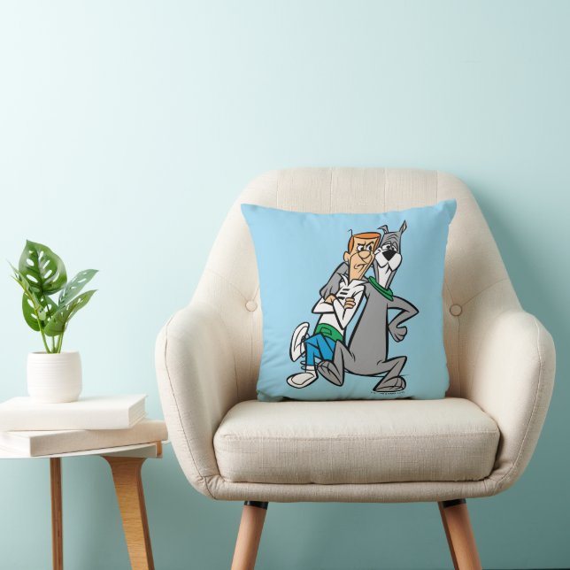 The Jetsons | George & Astro Buddies Throw Pillow (Chair)
