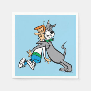 The Jetsons George & Astro Hug Napkin