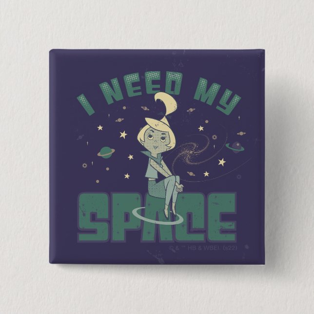 The Jetsons | I Need My Space 2 Inch Square Button (Front)
