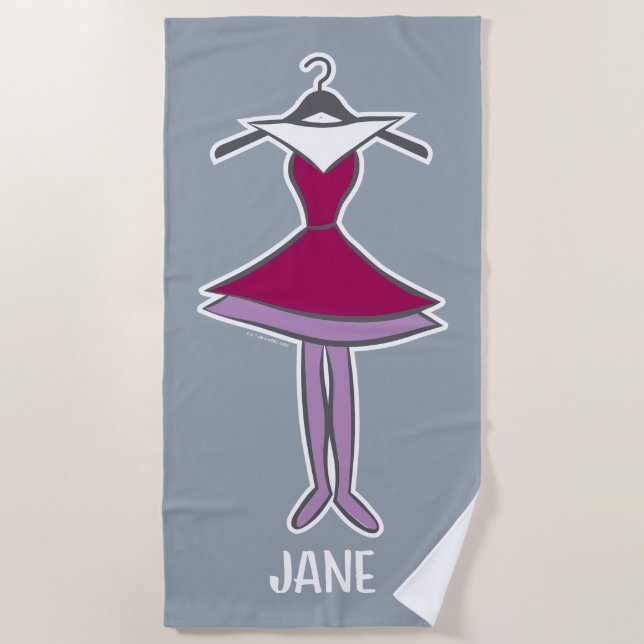 The Jetsons | Jane's Dress Beach Towel (Front)